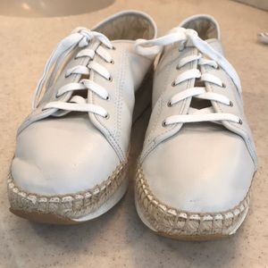 Zara tennis shoes with 1” platform